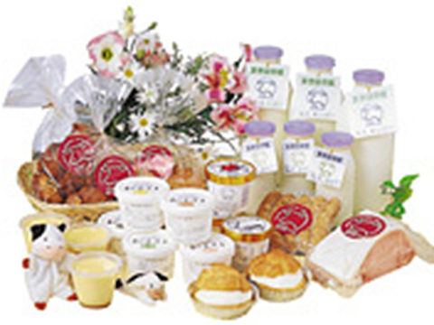 牧場の乳製品